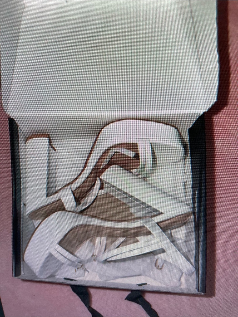 Elegant White Block Heel Sandals with Ankle Strap